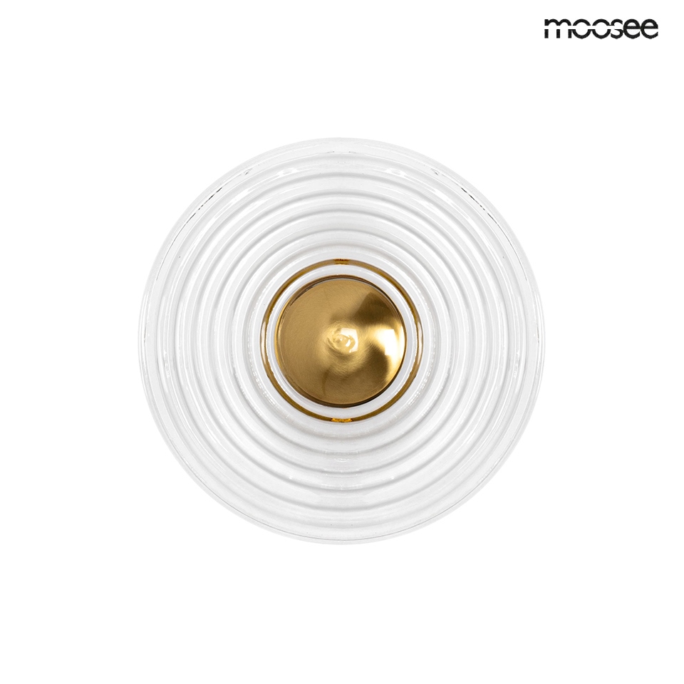 Produse - Aplică Onda 30x7x30 cm, Auriu - Moosee