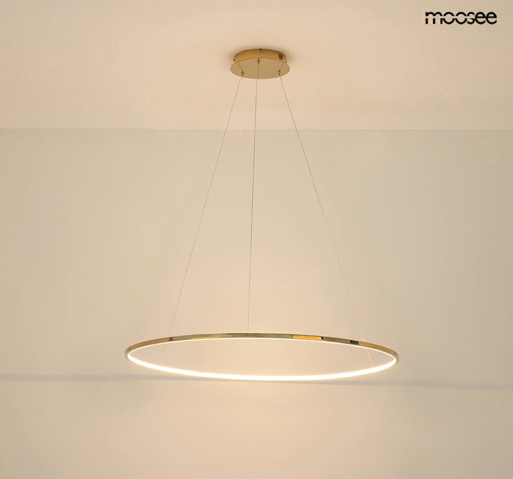 Lustră Ring Slim 80, Oțel Auriu - Moosee [7]