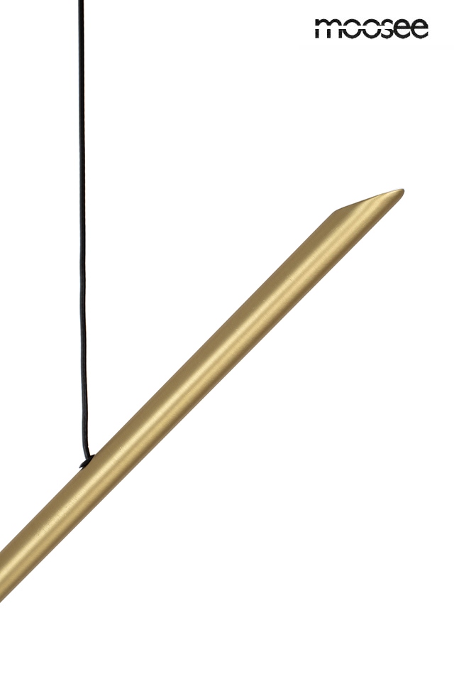 Pendul Echo 31x25x240 cm, Sticlă și Metal Auriu Satinat - Moosee [4]