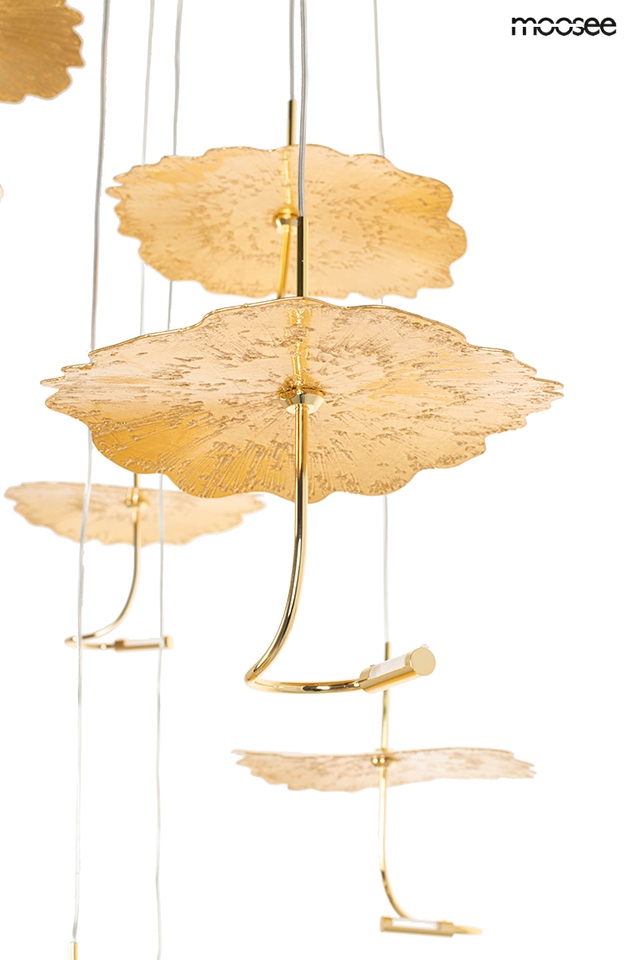Pendul Leafs Disc 100x100x200 cm, Oțel Auriu - Moosee [7]