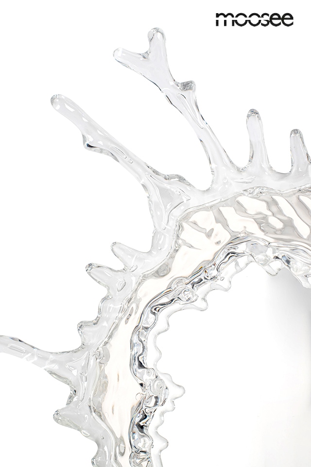 Aplică Splash M 56x20x65 cm, Oțel și Acrilic Argintiu - Moosee [6]