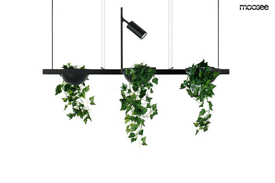 Produse - Pendul Plant Line 120x47x205,5 cm, Oțel Negru - Moosee