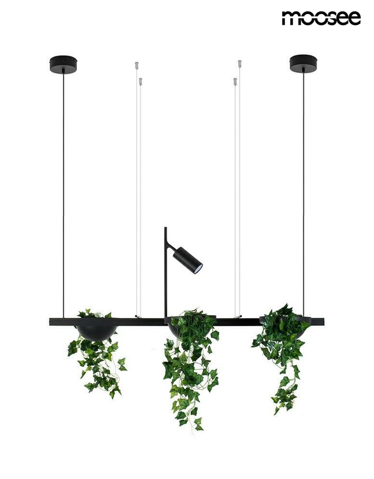 Pendul Plant Line 120x47x205,5 cm, Oțel Negru - Moosee [2]