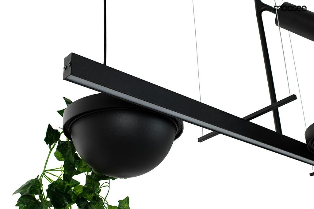Pendul Plant Line 120x47x205,5 cm, Oțel Negru - Moosee [7]