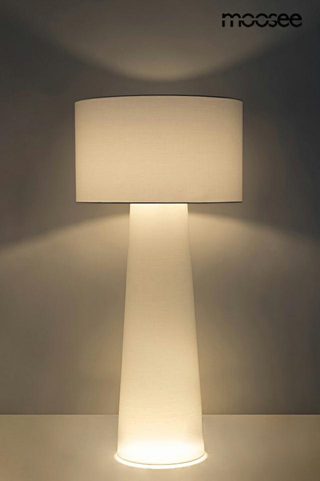 Lampadar Kas 200 90x90x202 cm, Poliamidă și Vâscoză Alb - Moosee [2]