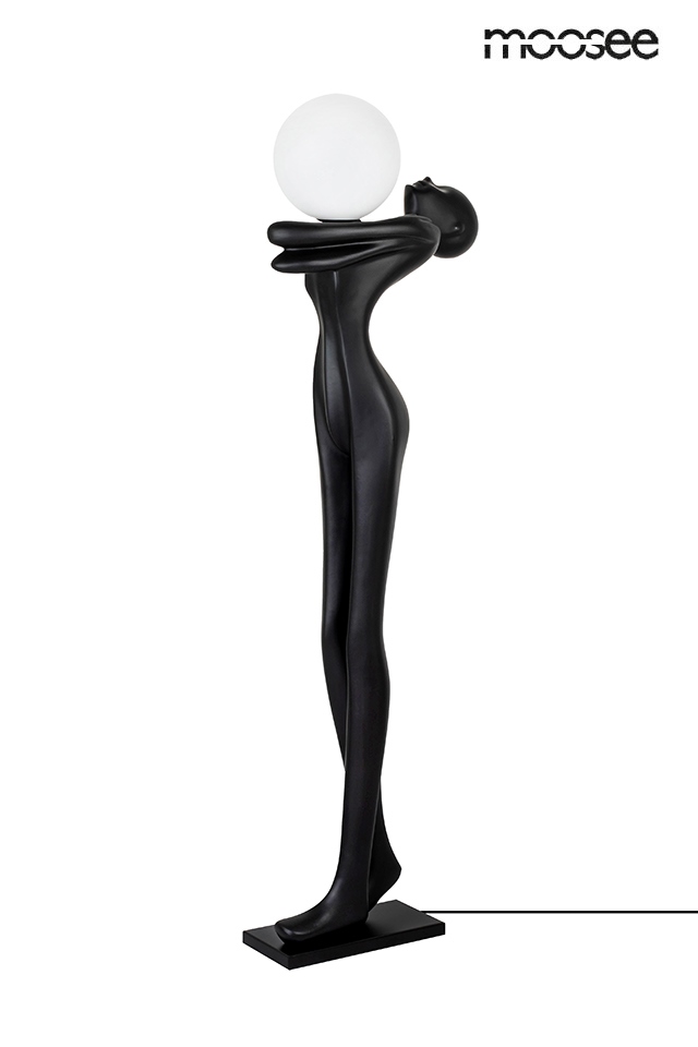 Produse - Lampadar Human Moon 53x28x171 cm, Negru - Moosee