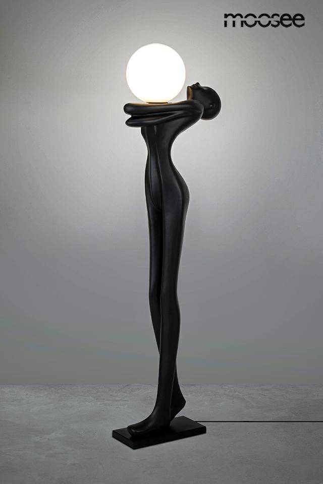 Lampadar Human Moon 53x28x171 cm, Negru - Moosee [2]