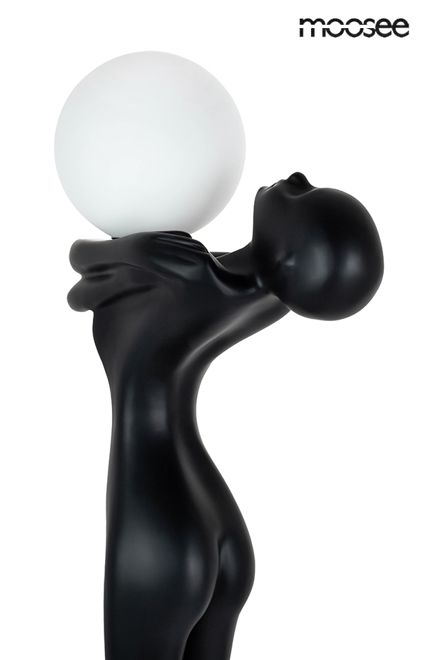 Lampadar Human Moon 53x28x171 cm, Negru - Moosee [3]