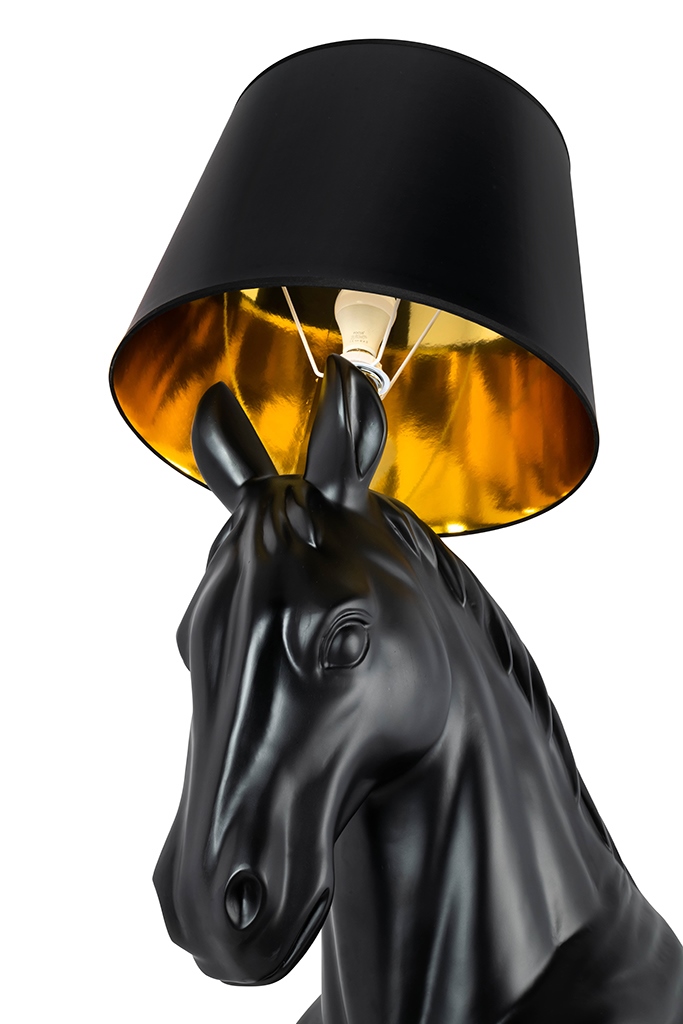 Lampadar Horse Stand M 45x64x185 cm, Fibră de Sticlă Negru Mat - Moosee [8]