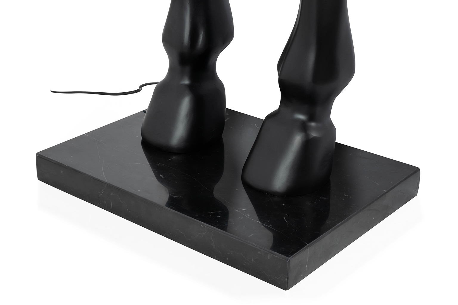 Lampadar Horse Stand M 45x64x185 cm, Fibră de Sticlă Negru Mat - Moosee [10]