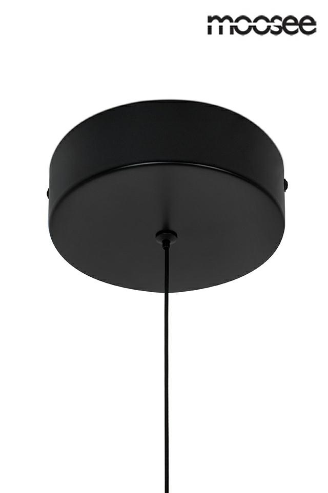Pendul Serpiente 120 121x15x231 cm, Oțel și Țesătură Negru - Moosee [7]