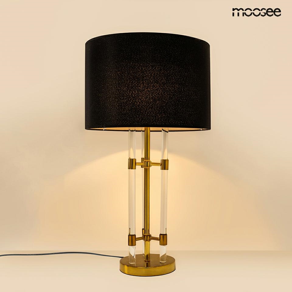 Lampă de Masă Moxy 35x35x66,5 cm, Auriu, Negru - Moosee [2]