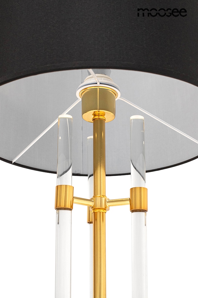 Lampă de Masă Moxy 35x35x66,5 cm, Auriu, Negru - Moosee [3]