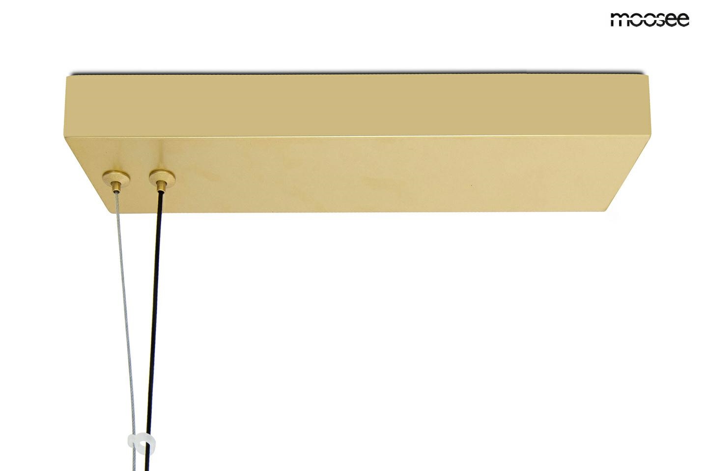 Pendul Breath 180 182x29x255 cm, Oțel și Acril Auriu Finisaj Auriu - Moosee [12]