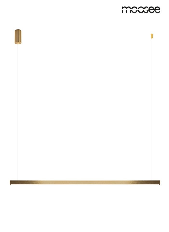 Produse - Pendul Linus 120x6x195 cm, Oțel și Aluminiu Auriu - Moosee