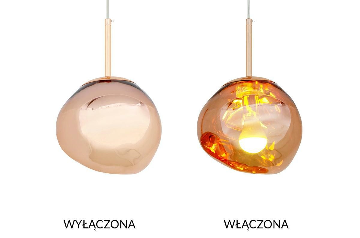 Produse - Pendul Fusion 20x20x160 cm, Acril Cupru - King Home