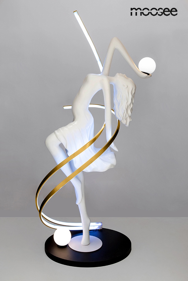 Lampadar Dancing Queen 112x90x210 cm, Alb - Moosee [2]