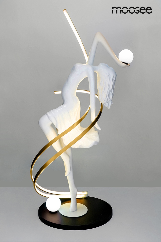 Lampadar Dancing Queen 112x90x210 cm, Alb - Moosee [3]