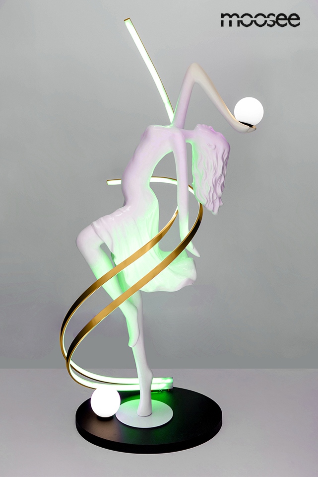 Lampadar Dancing Queen 112x90x210 cm, Alb - Moosee [4]