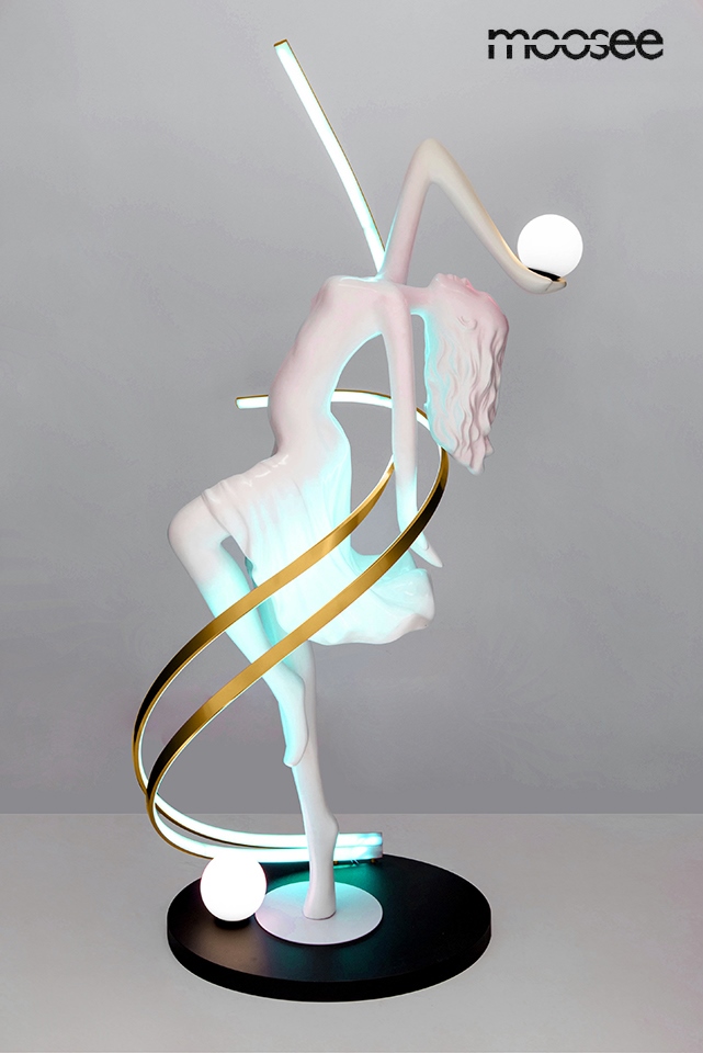 Lampadar Dancing Queen 112x90x210 cm, Alb - Moosee [5]