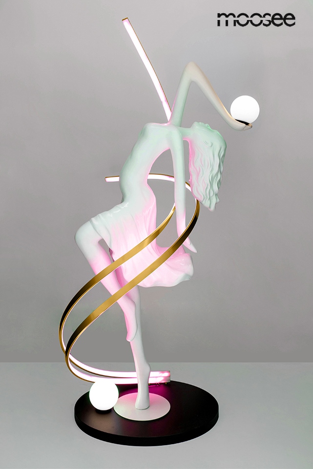 Lampadar Dancing Queen 112x90x210 cm, Alb - Moosee [6]