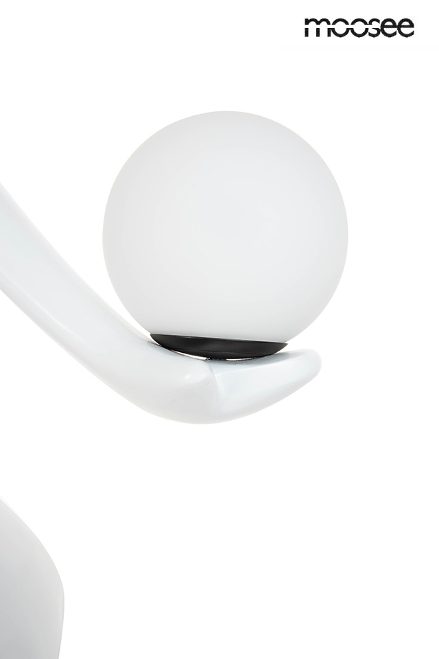 Lampadar Dancing Queen 112x90x210 cm, Alb - Moosee [10]