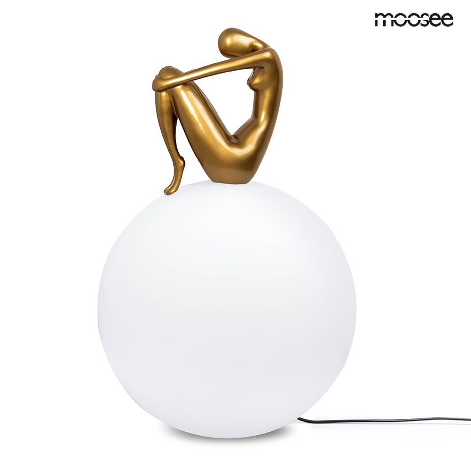 Produse - Lampă de Masă Uomo 35x35x53,5 cm, Auriu - Moosee