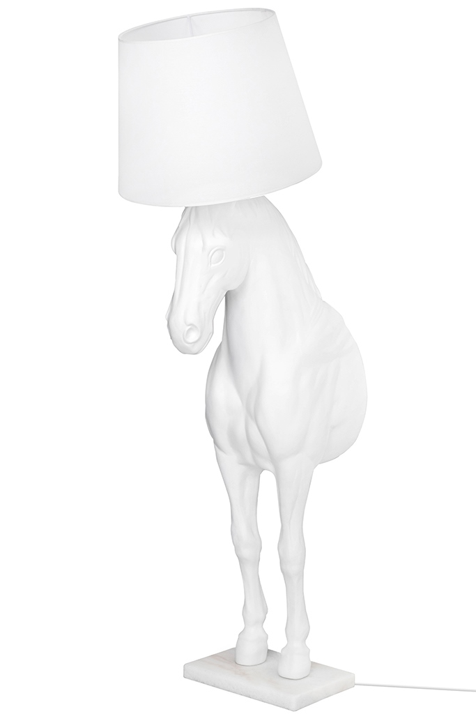 Lampadar Horse Stand M 45x64x185 cm, Fibră de Sticlă Alb Mat - Moosee [3]