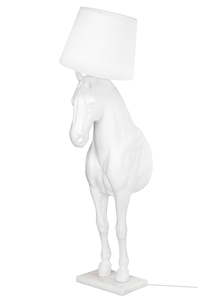 Lampadar Horse Stand M 45x64x185 cm, Fibră de Sticlă Alb Mat - Moosee [5]