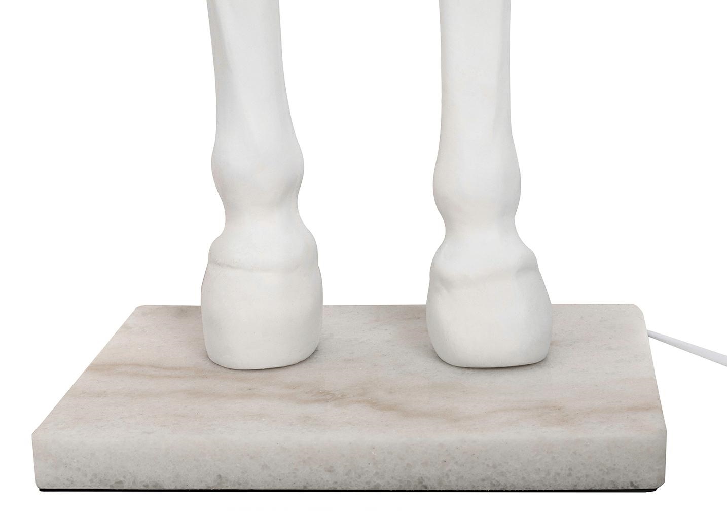 Lampadar Horse Stand M 45x64x185 cm, Fibră de Sticlă Alb Mat - Moosee [10]