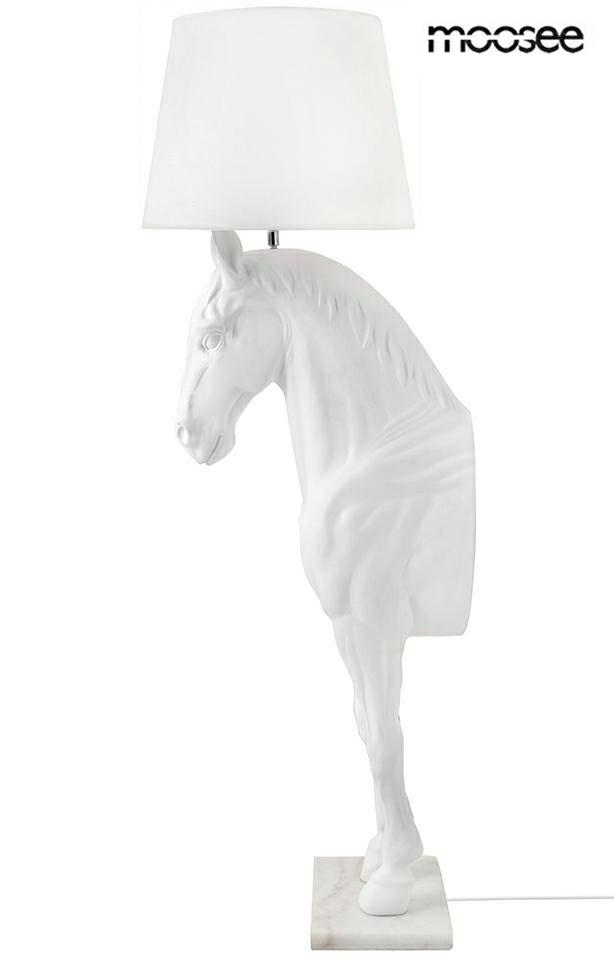 Lampadar Horse Stand M 45x64x185 cm, Fibră de Sticlă Alb Mat - Moosee [1]