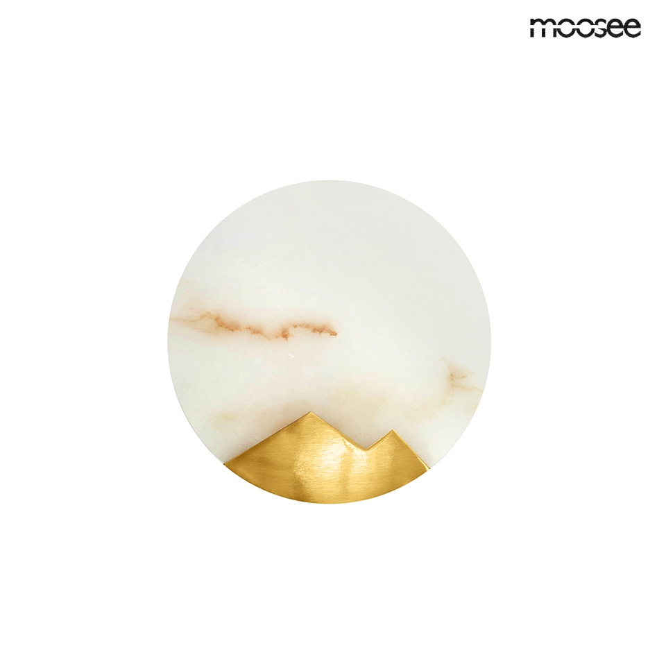 Produse - Aplică Luxio 20,5x8x20,5 cm, Auriu - Moosee