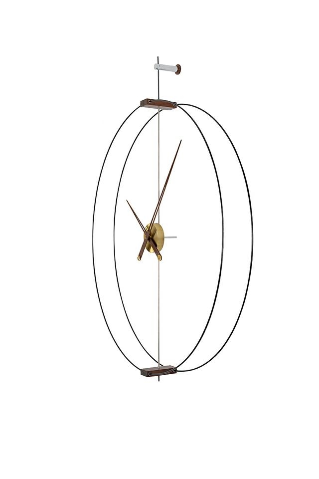 Ceas Decorativ Doble Ring 60, Oțel și Lemn - King Home [2]