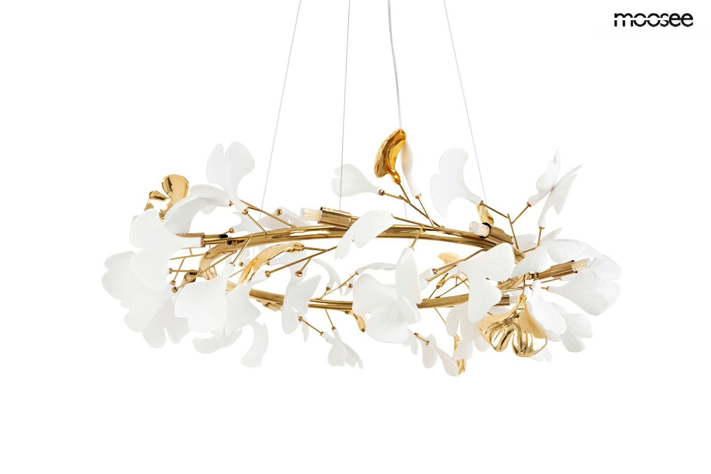 Produse - Pendul Flora 80 85x85x210 cm, Ceramică Auriu - Moosee