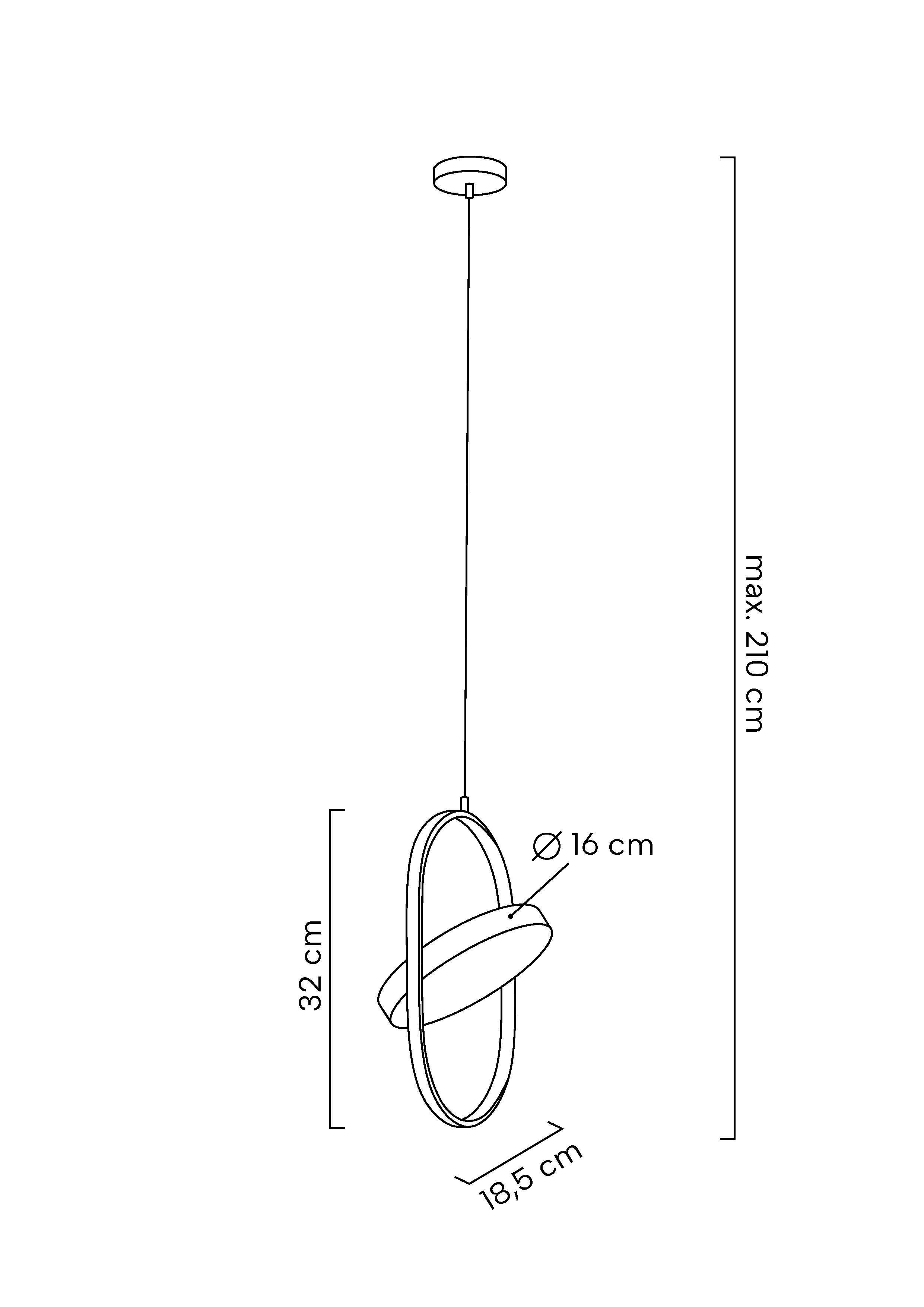 Pendul Spinner 19, Metal Auriu - Moosee [7]