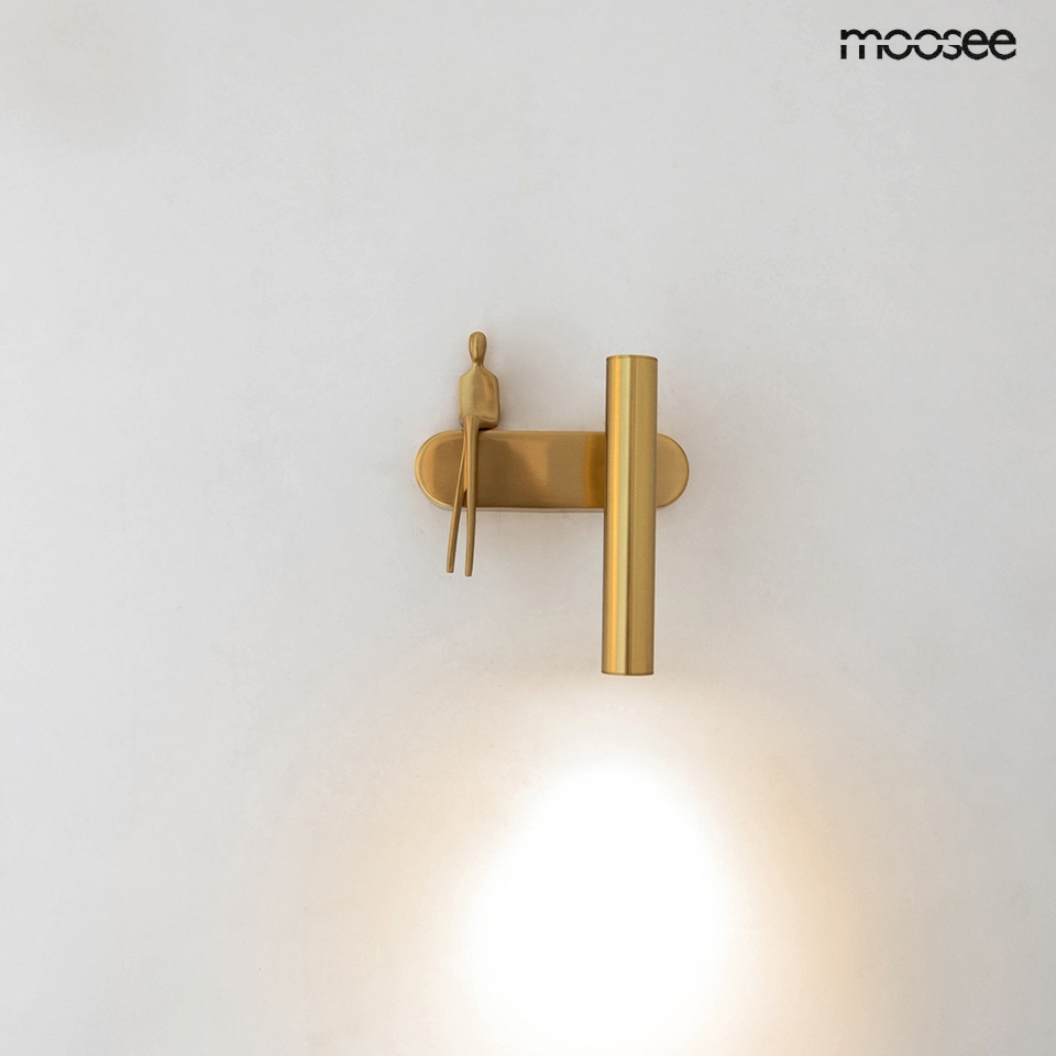 Aplică Boy Tube R, Oţel Auriu - Moosee [3]