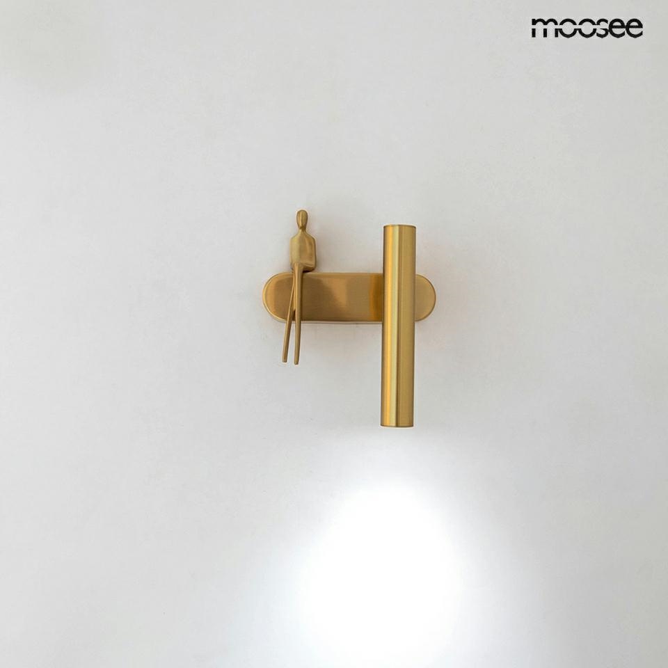 Aplică Boy Tube R, Oţel Auriu - Moosee [4]