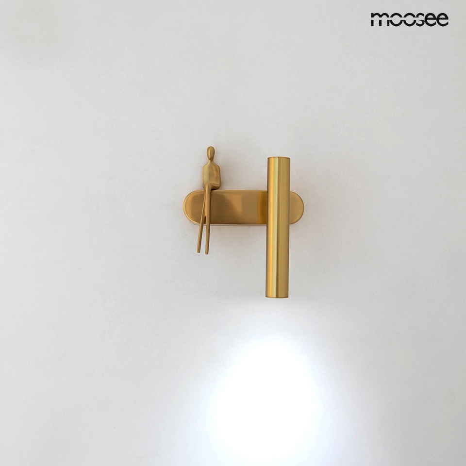 Aplică Boy Tube R, Oţel Auriu - Moosee [2]
