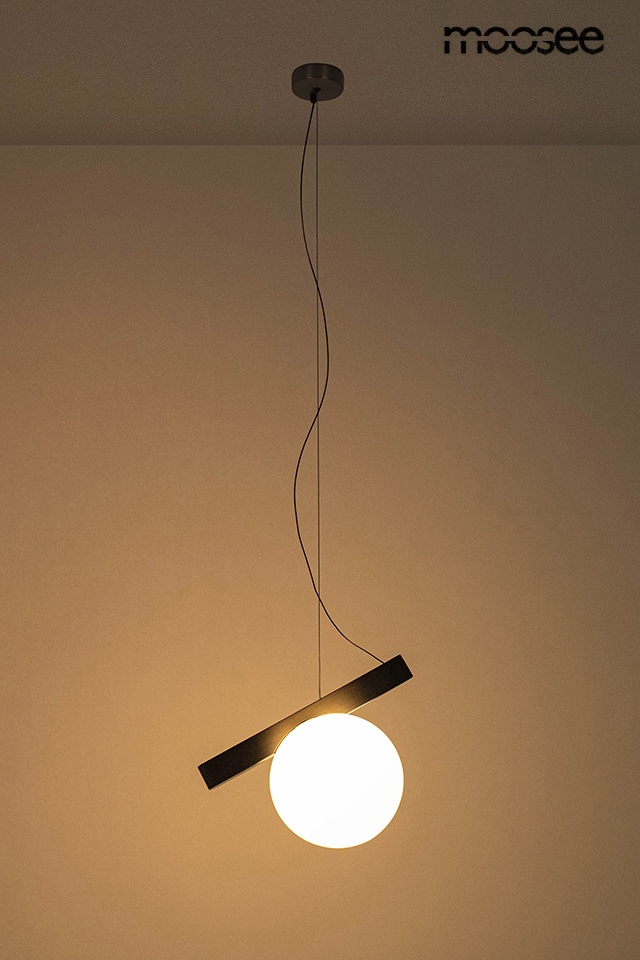 Pendul Balance 225x35x225 cm, Oțel Inoxidabil și Sticlă Grafit - Moosee [2]