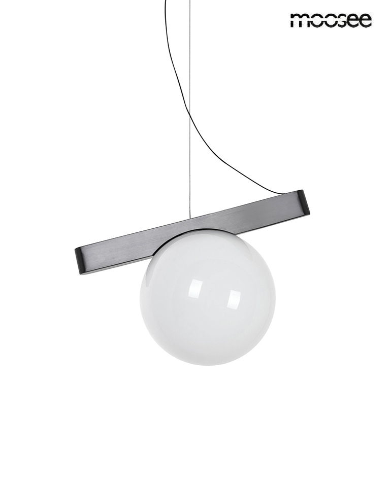 Pendul Balance 225x35x225 cm, Oțel Inoxidabil și Sticlă Grafit - Moosee [5]