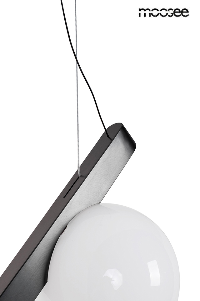 Pendul Balance 225x35x225 cm, Oțel Inoxidabil și Sticlă Grafit - Moosee [6]