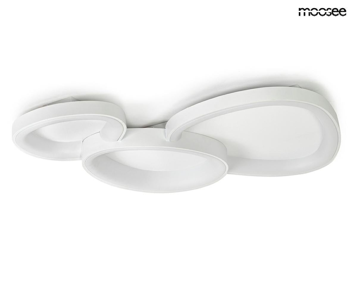 Produse - Plafonieră Cells 3 80x80x9,5 cm, Alb - Moosee