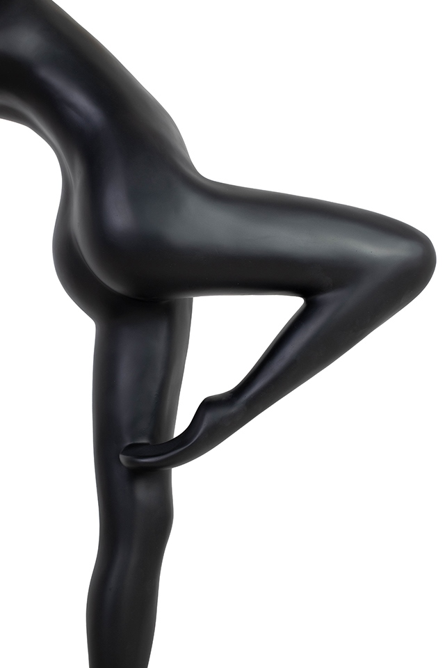 Lampadar Human Acrobatic 202x75x210 cm, Fibră de Sticlă Negru - Moosee [5]