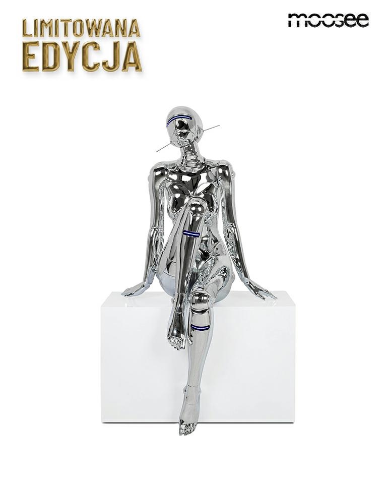 Lampadar Cyber Woman 97,5x70x163 cm, Fibră de Sticlă Cromat - Moosee [1]