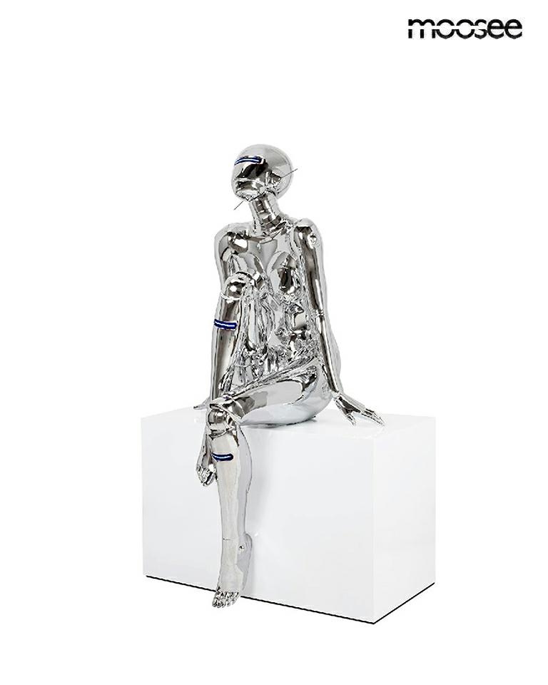 Lampadar Cyber Woman 97,5x70x163 cm, Fibră de Sticlă Cromat - Moosee [4]