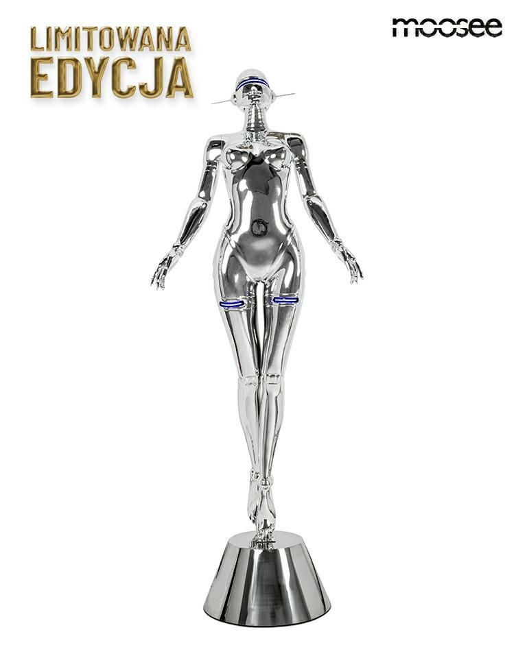 Produse - Lampadar Cyber Woman Stand 76x53x210 cm, Crom Lucios - Moosee