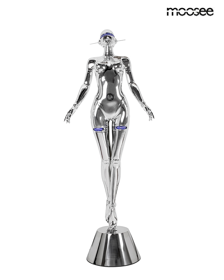 Lampadar Cyber Woman Stand 76x53x210 cm, Crom Lucios - Moosee [2]