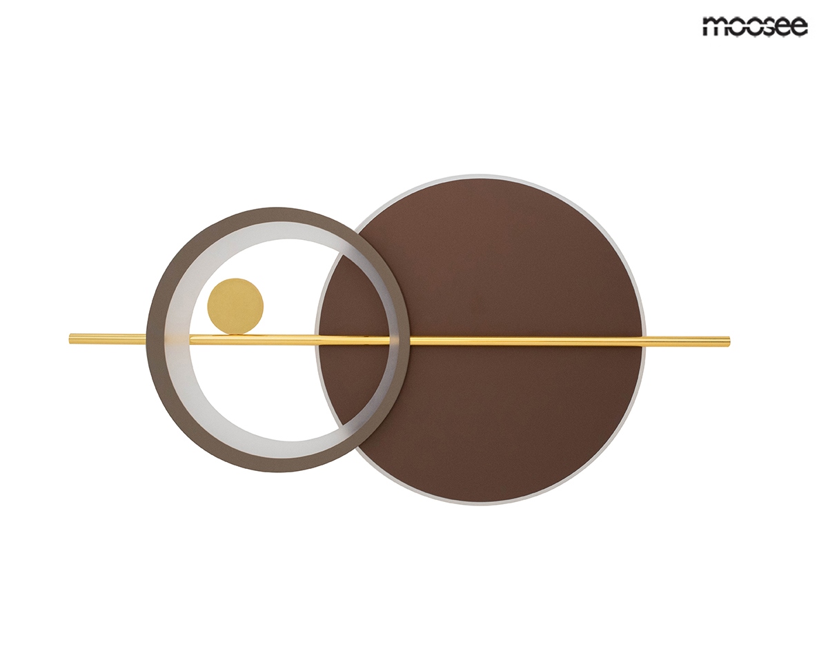 Produse - Aplică Moons 100x45x50,5 cm, Metal Auriu - Moosee