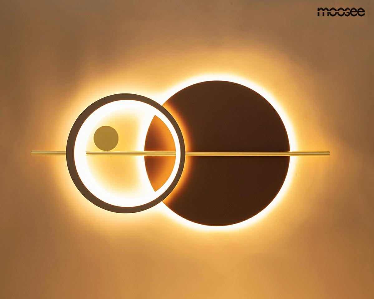Aplică Moons 100x45x50,5 cm, Metal Auriu - Moosee [2]