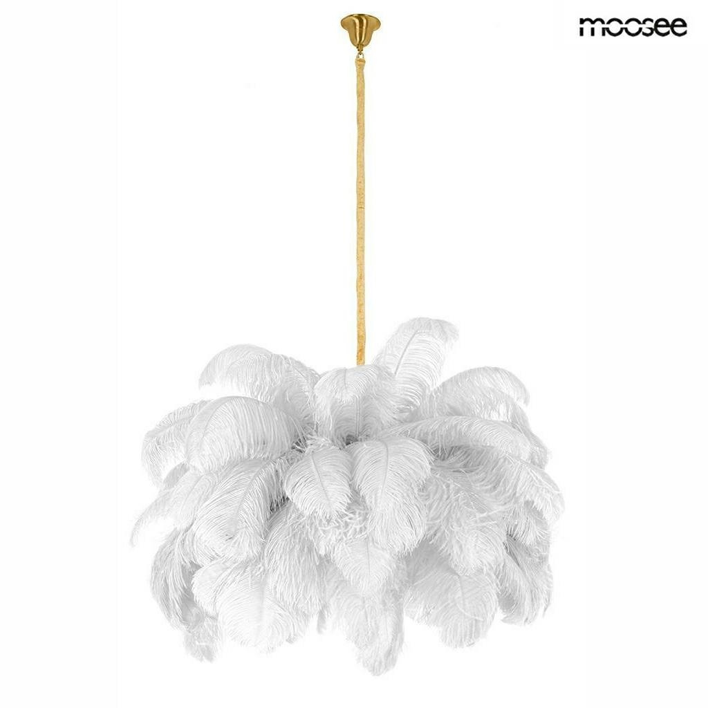 Produse - Pendul Tiffany 135x135x200 cm, Alb - Moosee